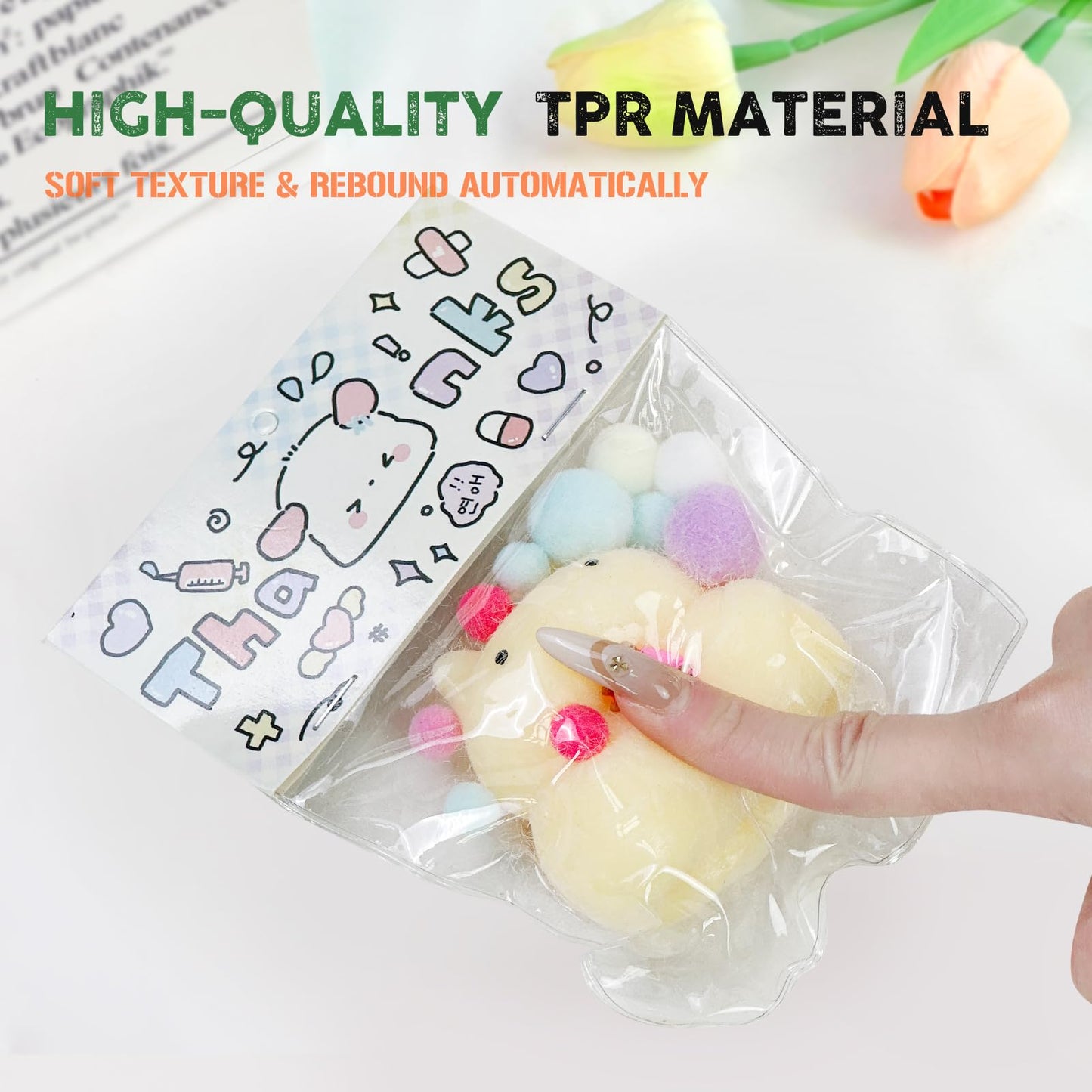 Taba Squishy Toys Valentines Cute Kawaii Cat Paw Squeeze Toys  Sticky Squishy Fidget Toys Silicone Squeeze Toy for Stress Relief Cute Soft Toys Best Valentines Gift for Anniversary (Chubby cat)