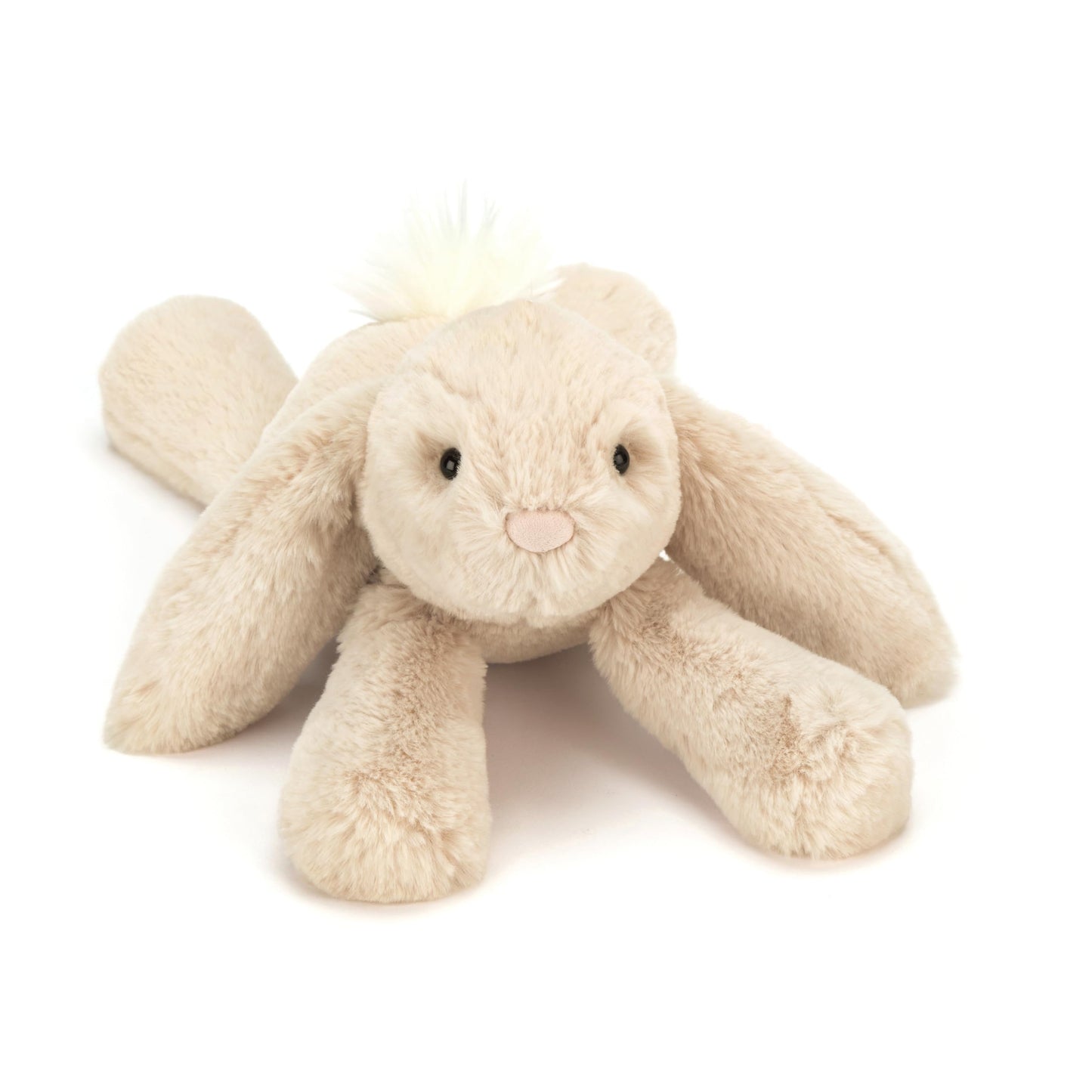 Jellycat Smudge Rabbit Plush Toy, Medium 9.5", Beige Polyester Stuffed Animal - Classic Children's Gift