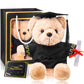 Zjoey Bear With Graduation Cap Toys Class Of 2025 Plush Stuffed Teddy Bear Animal Dog Cap And Gown With Greeting Card And Bag Fo
