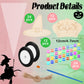 VioraWhite 24 Set Paint Your Own Witch Princess Party Favors Pink and Green Party Supplies Witch Hats Princess Crowns DIY Wood P
