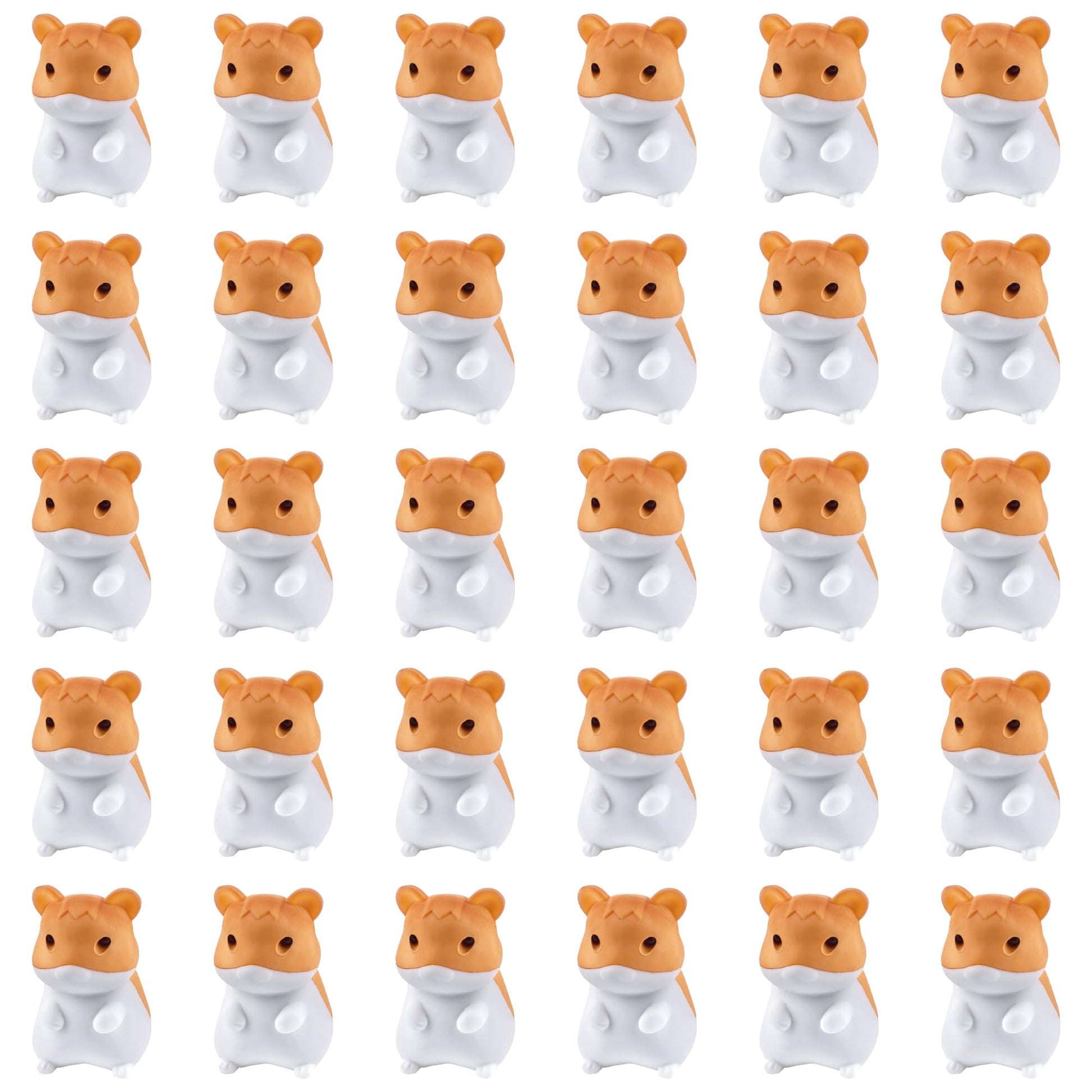 30 Pack Hamster Erasers for Kids,3D Take Apart Animal Eraser Desk Pets for Boys Girls Classroom Prizes,Game Reward,Easter Egg Fi