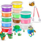Air Dry Clay Kit, 12 Colors Modeling Clay For Kids,With Free Tools, Wonderful Air Hardening Clay,Educational Creative Gift For K