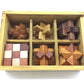 Guaishou 6-In-One 3D Luxury Wooden Brain Puzzle Teaser Kongming Lock For Teens And Adults Includes Storage Box