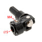 MEUS RACNIG 2pcs TRX4 SCX10 Driveshafts for 1/10 RC Crawler Traxxas TRX4/Axial SCX10/Tamiya CCO1/Redcat Gen8 etc.. (84mm)