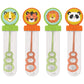 Plastic Bubble Tubes - 1 Oz (4 Pcs) - Perfect Party Favors For Kids Birthdays & Themed Parties, Get Wild Birthday