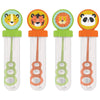Plastic Bubble Tubes - 1 Oz (4 Pcs) - Perfect Party Favors For Kids Birthdays & Themed Parties, Get Wild Birthday