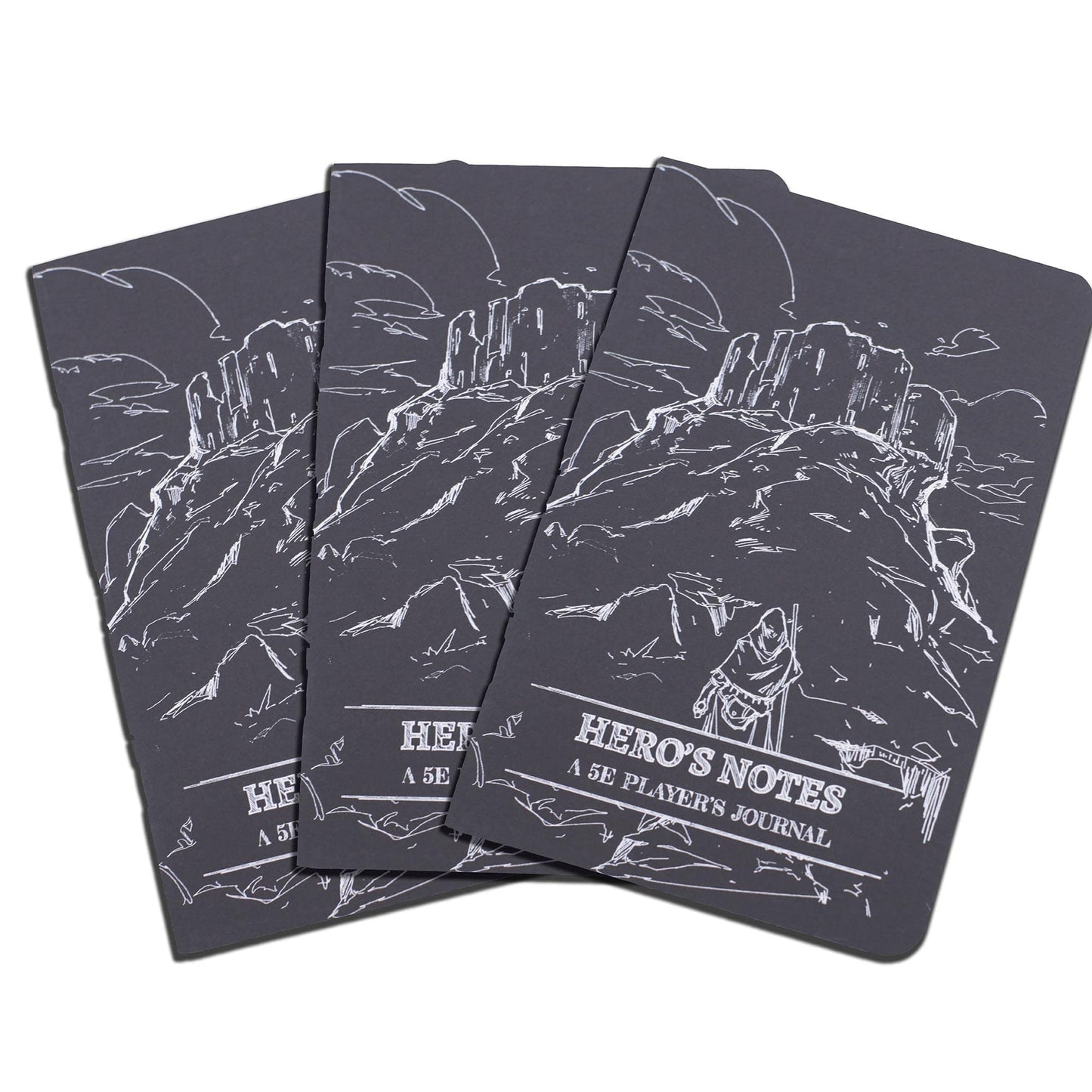 Dungeon Craft Players Journals Detailed Rpg Character Notebook: Black, For Dungeons And Dragons Fifth Edition Roleplaying Campai