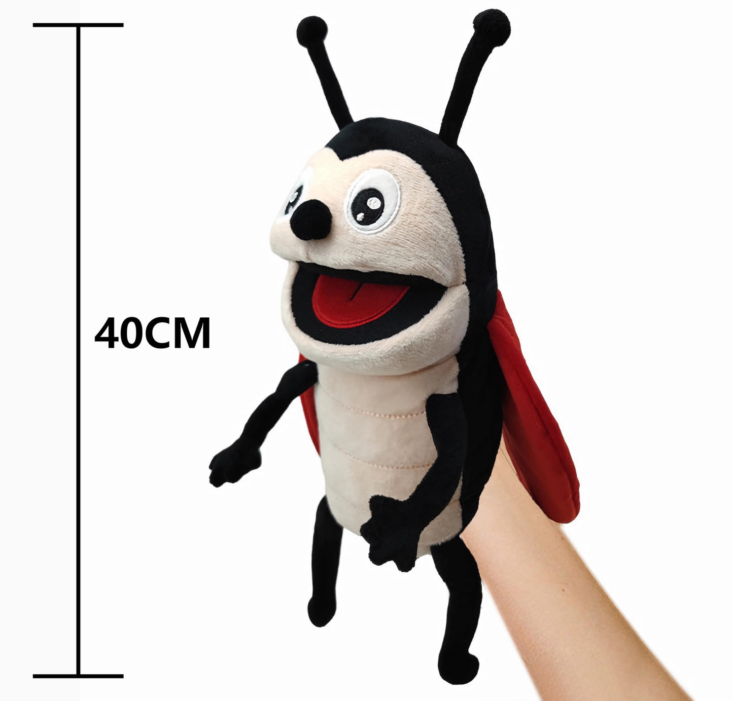 LOMTRATS Insects Hand Puppets for Kids,Toddler Includes Bees, Butterflies, Dragonflies, etc with Movable Open Mouths, Perfect fo