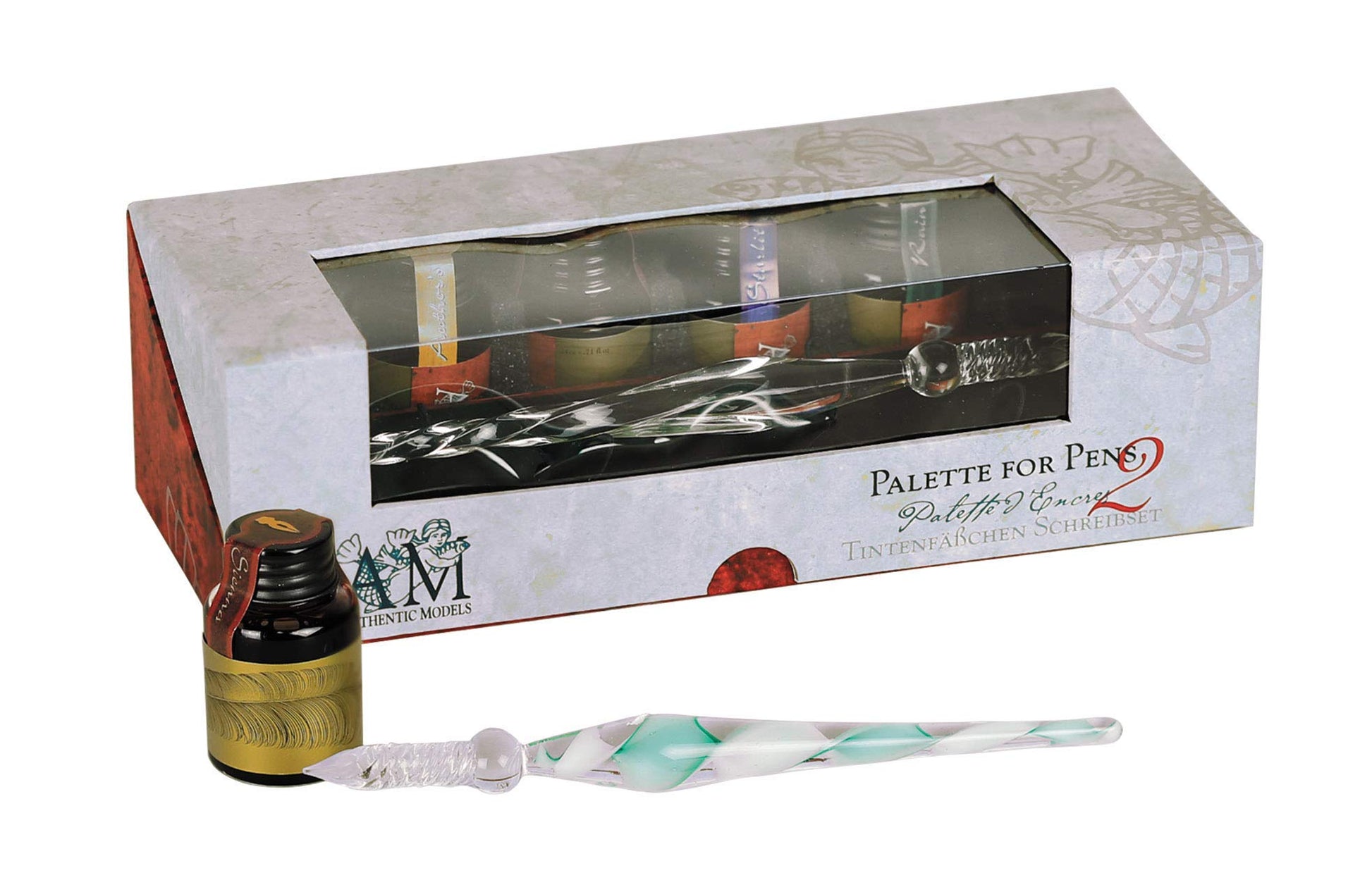 Authentic Models, Palette For Pens 2, Vintage-Inspired Writing Set