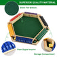 Alangduo Shut The Box Game With 12 Dice, 2-6 Player Shut The Box Table Math Game, Shut The Box Game Wooden, Educational Close The Box Game For Kids, Adults(Multicolour)