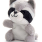 The Petting Zoo Raccoon Stuffed Animal Plushie, Gifts For Kids, Nuggetz Wildlife Stuffed Animals, Raccoon Plush Toy, 6 Inches