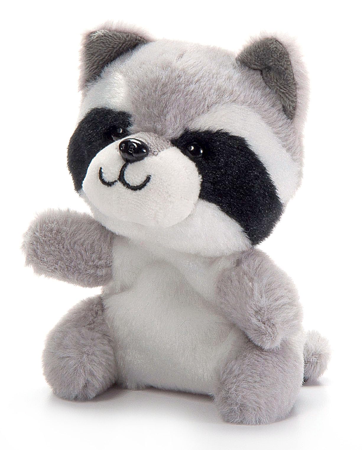 The Petting Zoo Raccoon Stuffed Animal Plushie, Gifts For Kids, Nuggetz Wildlife Stuffed Animals, Raccoon Plush Toy, 6 Inches