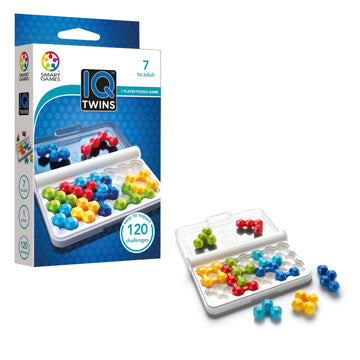 Smartgames Iq Twins Travel Game With 120 Challenges For Ages 7 - Adult