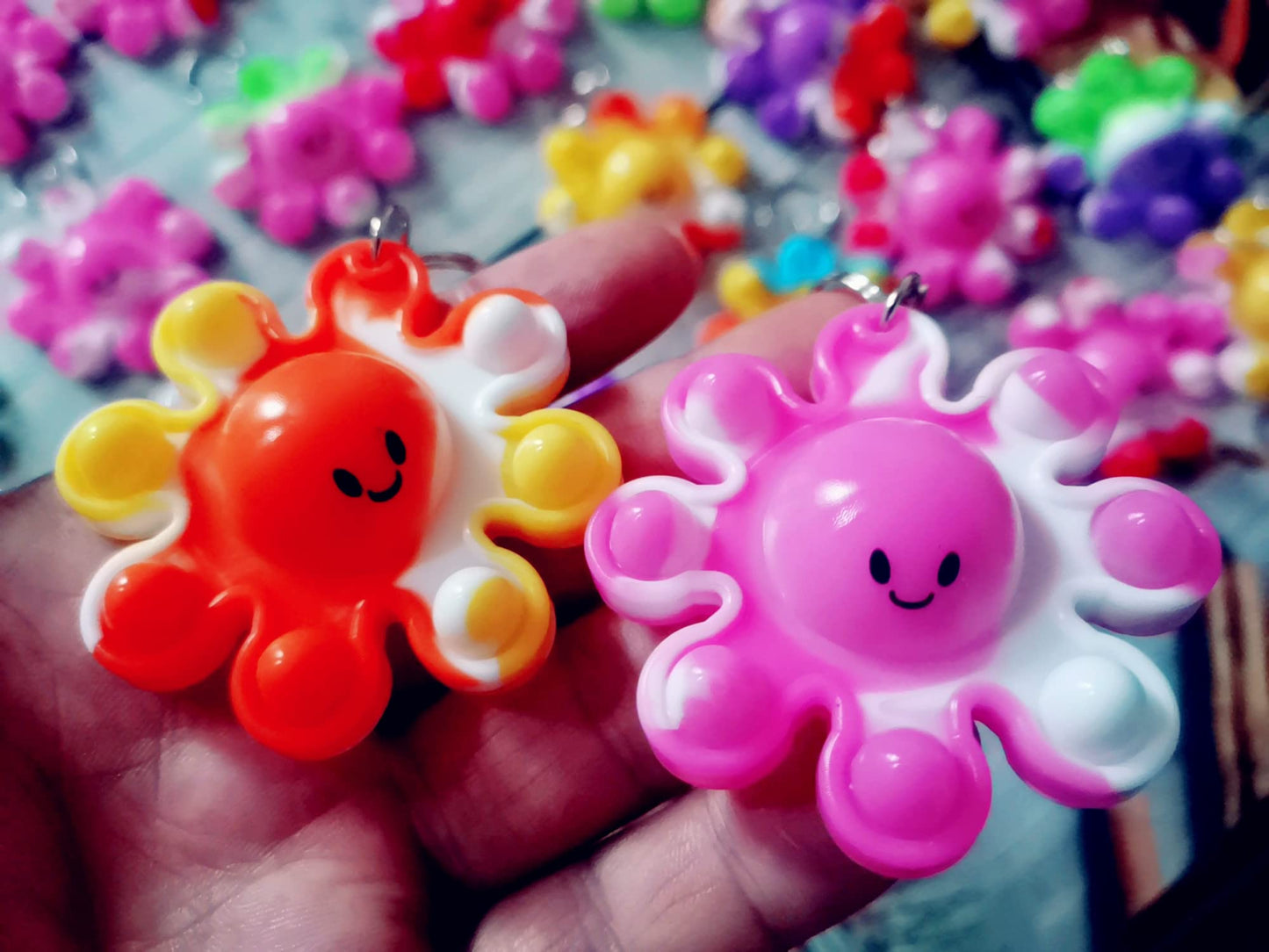 24 Packs Octopus Funny Small Summer Gift Unique Mini Item Assorted fidgets Toys for Kids Children Students Gifts from Classroom