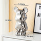Yundu Ceramic Piggy Bank For Kids And Adults - Coin Bank For Girls And Boys - Silver Love Bear Decoration - Modern D  Cor, Hypeb