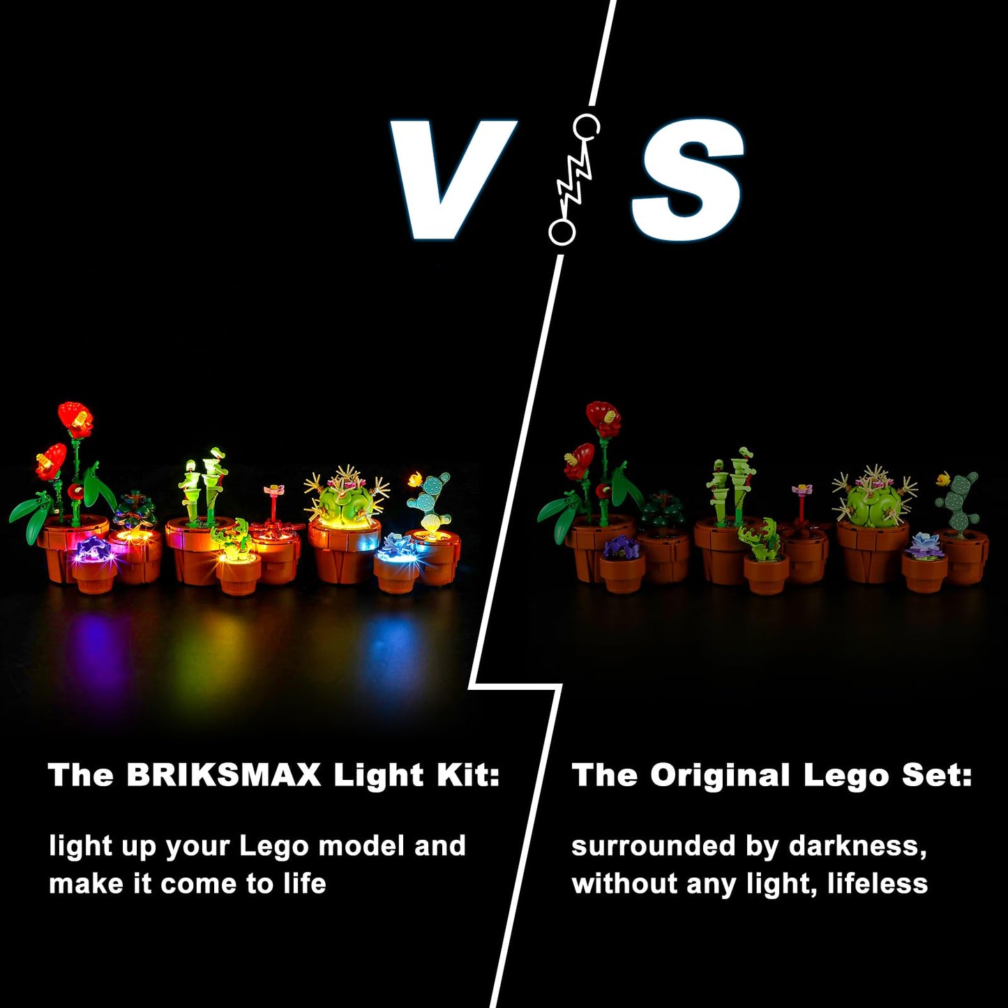 Briksmax Light Kit For Lego-10329 Tiny Plants - Compatible With Lego Icons Building Set- Not Include Lego Set