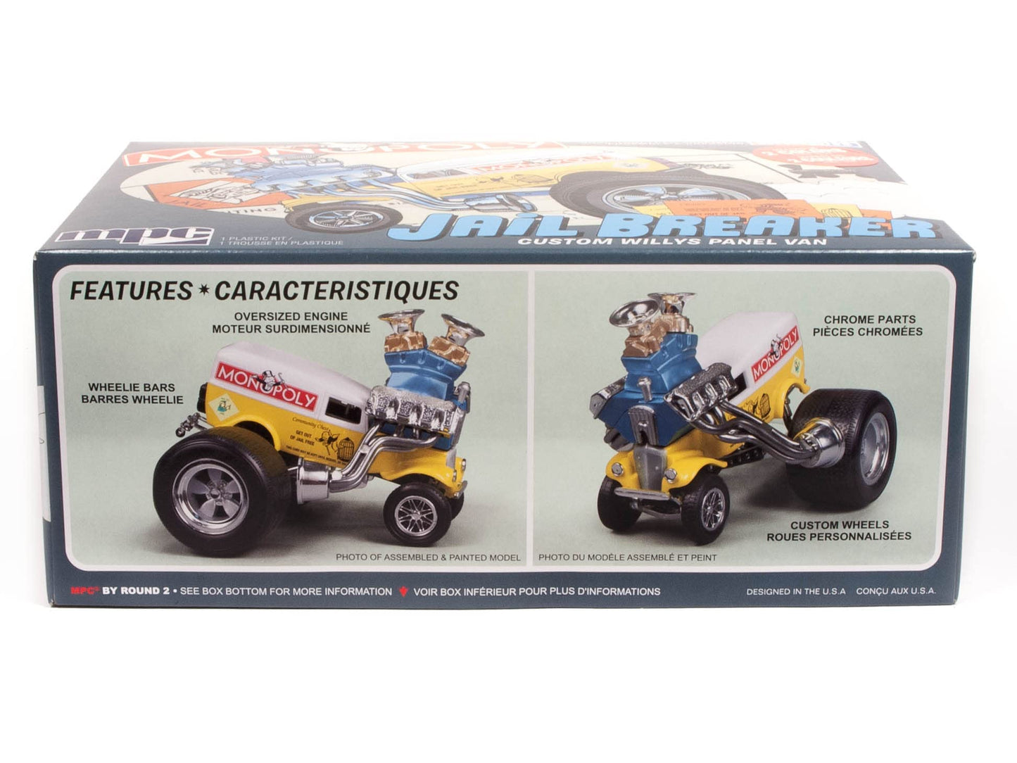 Mpc Monopoly Willy'S Jail Breaker 1:25 Scale Model Kit, Factory Color