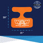 Wow Sports Water Saddle Float For Adults And Kids, 1 Person Pool Seat, Water Accessories Orange, 21'' X 20'' X 1.6''