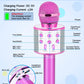 Dodosky Gifts For Girls Age 4-12, Karaoke Microphone Gifts For 4 5 6 7 8 9 10 11 12 Year Old Girls Toys For 4-12 Year Old Girls Birthday Gifts For 3-10 Year Old Girl - Purple