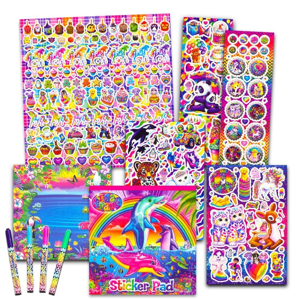 Ultimate Lisa Frank Sticker Super Pack -- Lisa Frank Sticker Box and Sticker Pack with Over 1000 Stickers and More (Lisa Frank P