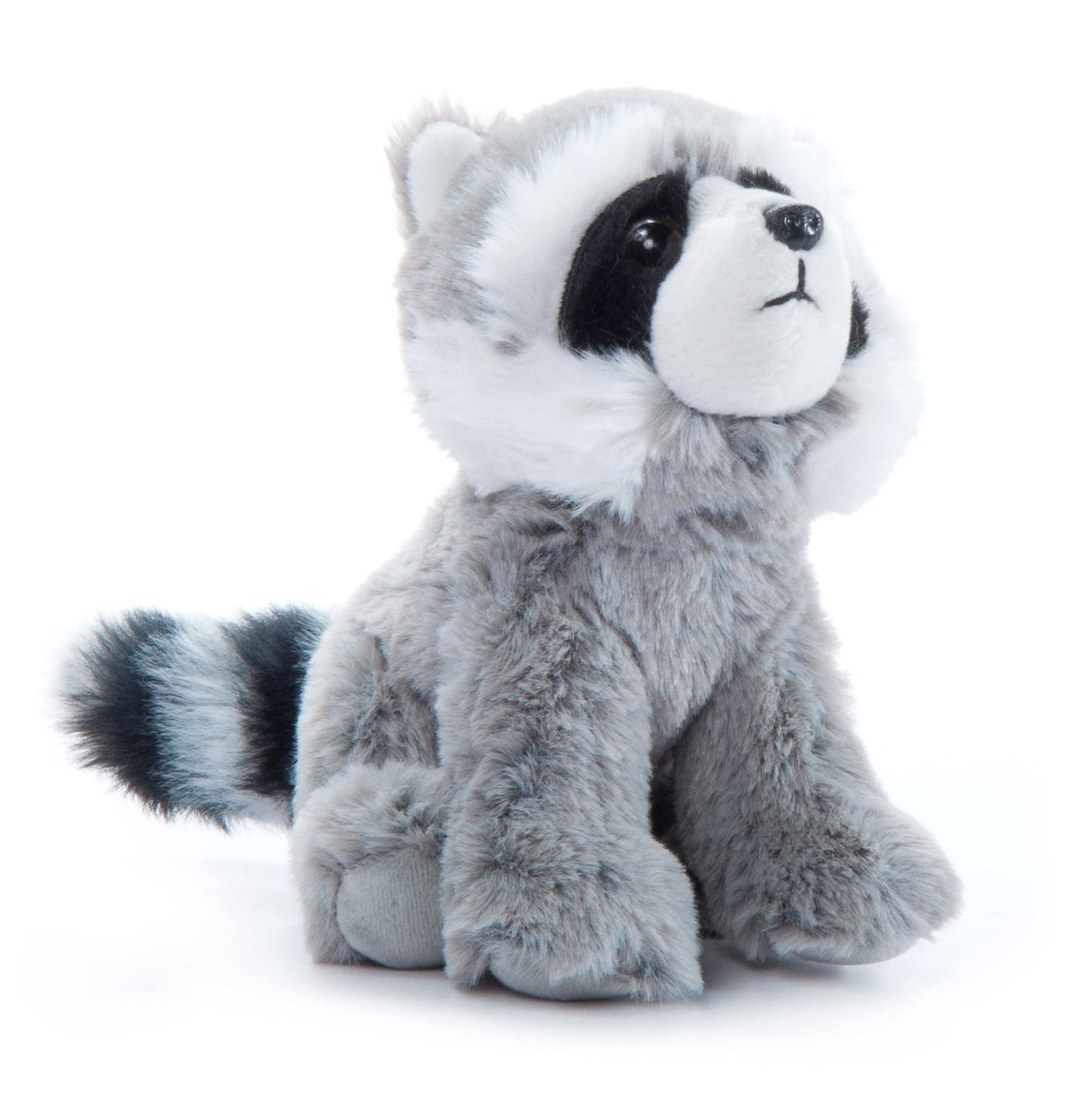 The Petting Zoo Raccoon Plush Toy, 6" Gray Stuffed Animal, Model 421022, Ideal Gift for Kids