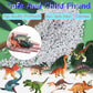 14 Pcs Figures Toys Realistic Mini Dinosaurs Animal Figurines, Plastic Learning Educational Playset Animal Themed Party Supplies Cake Topper Ornaments For Easter Egg Birthday Christmas