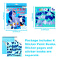 Sticker By Number For Kids Ages 4-8, 8-12 Stickers For Kids Animals Ocean Horse Dinosaurs Sticker Paint Puzzle Activity Books For Kids Girls Boys Birthday Party Favors Travel Toys