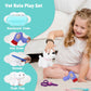 Pet Care Play Set for Kids, 16Pcs Doctor Kit Pretend Play Vet Dog Grooming & Feeding Toys with Backpack, Educational Toys for Gi