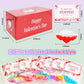 Valentines Day Gifts For Kids, 30 Pack Valentines Day Cards For Kids With Mini Heart Pop Fidget Toys For Boys Girls, Valentines
