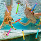 Vellibring 8PCS Pool Diving Swim Toys Colorful Underwater Training Sinking tossing Dive Sticks for Kids Summer Pool Swimming Party Favor Games