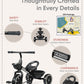 KRIDDO Kids Tricycle for 2-5 Year Olds - Gift for Toddlers - Black