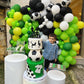 Green Black And White Balloons, 60 Pcs Green And Black Balloons Set With Green Black White Confetti Balloons, Lime Green Balloon