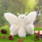 Apricot Lamb Butterfly Plush Stuffed Animals For Kids, Soft Cute Plushies Toys For Baby Girl And Boy, Fluffy Butterfly White 9.5
