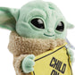 FISHER-PRICE BABY Star Wars Grogu Plush Toy & “Child on Board” Sign, 8-in Green Cuddle Character, Soft Collectible, Model GXB51