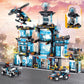 Mindbox City Police Station Building Set With Police Car & Helicopter,1430Pcs Building Block Toy Gift For Boys 8-12