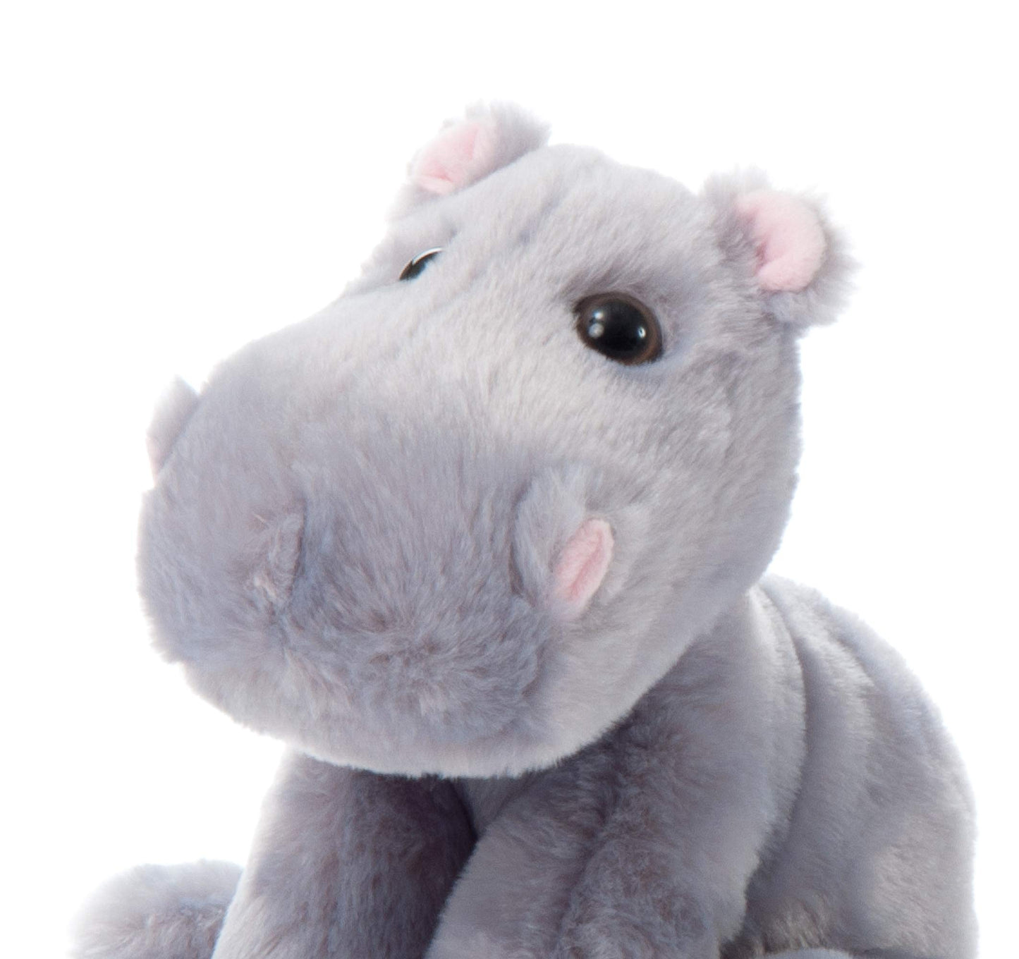 The Petting Zoo Hippo Plush Toy, 9-Inch Gray Stuffed Animal, Small Size, Model 420102 for Kids