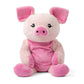 Hugimals Harper The Pig 4.5 Lb Heavy Cute Weighted Comfort Plush Large Unscented Self Care Stuffed Animal For All Ages - Kids, Teens And Adults