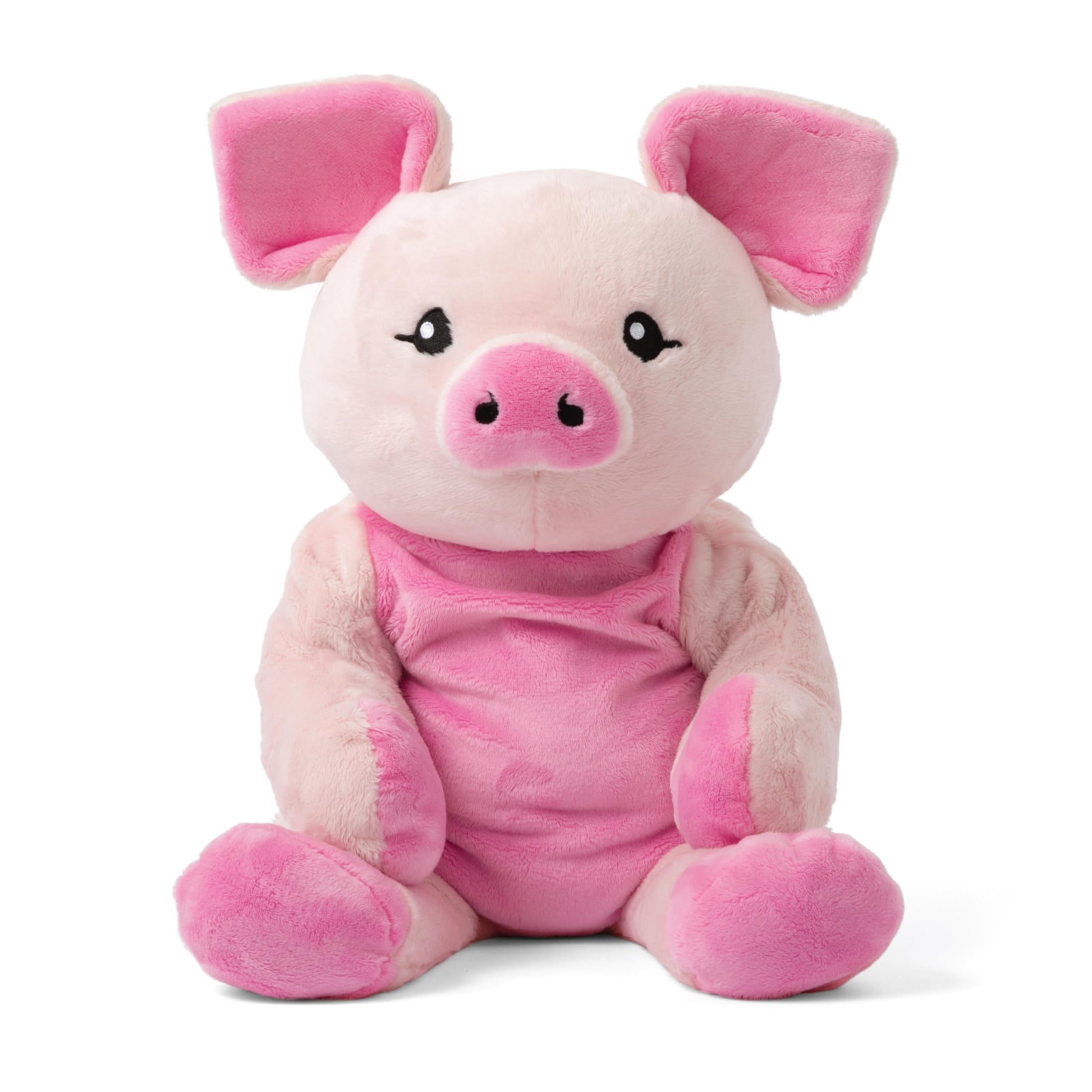 Hugimals Harper The Pig 4.5 Lb Heavy Cute Weighted Comfort Plush Large Unscented Self Care Stuffed Animal For All Ages - Kids, Teens And Adults