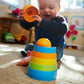 Green Toys My First Stacker - Multi Color, 1 Count, Plastic Building Toy, Model 5520024