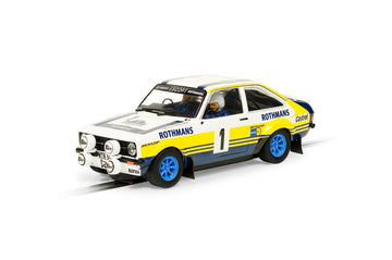 Scalextric Ford Escort RS 1800 MK II Rothman's #1 Acropolis Rally 1979 1:32 Slot Race Car C4396