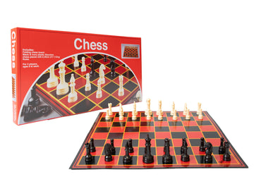 Pressman Chess - With Folding Board And Full Size Chess Pieces