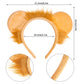 Jmkcoz Lion Ears Headband Tail Bowtie Tutu Costume Set, Lion Halloween Animal Fancy Dress Up Cosplay Party Favor
