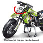 Mesiondy Motorcycle Toy Building Blocks Kit, 476 Pieces, Green, Model MY015, Plastic STEM Bricks for Boys & Adults