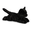 Aurora® Mini Flopsie™ Twilight Cat™ Stuffed Animal - Black, 8.5 Inches, Polyester, Small, Adorable Plush Toy for All Ages