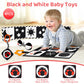 Black And White High Contrast Baby Toys For Newborn, Newborn Toys Montessori Toys For Babies 0-6 Months Tummy Time Toys, Infant