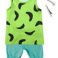 Xianhsuxo Caveman Costume Kids Girls Set Clothing Set Cosplay (Green,3-6 Months)