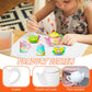 PullCrease 45 Pcs Spring Paint Your Own Tea Kit Craft DIY Tea Kit for Kids Ages 8+ Mini Ceramic Tea Cups to Paint Including Porc