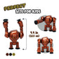 Zing StikBot Stop-Motion Animation Pack - Butter Yellow StikBot + Bronze Gigantus, Creative Toy for Kids Age 4+, Small to Medium