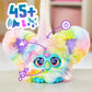 Furby Furblets Zee-Bah Mini Friend - Electronic Plush Toy, Rainbow Zebra, Plays Music, Series 5, Ages 6+