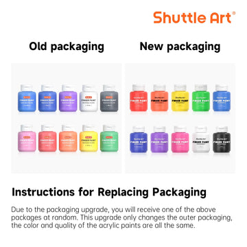 Kids Washable Finger Paints Set, Shuttle Art 33 Pack Non Toxic Kids Painting Set with 10 Colours (60ml) Finger Paints, Paint Pad